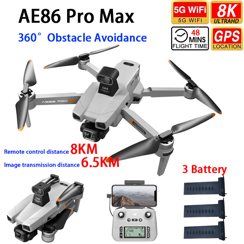Drone Rc Team City - Drone professionnel AERC AE86ProMax GPS 5G