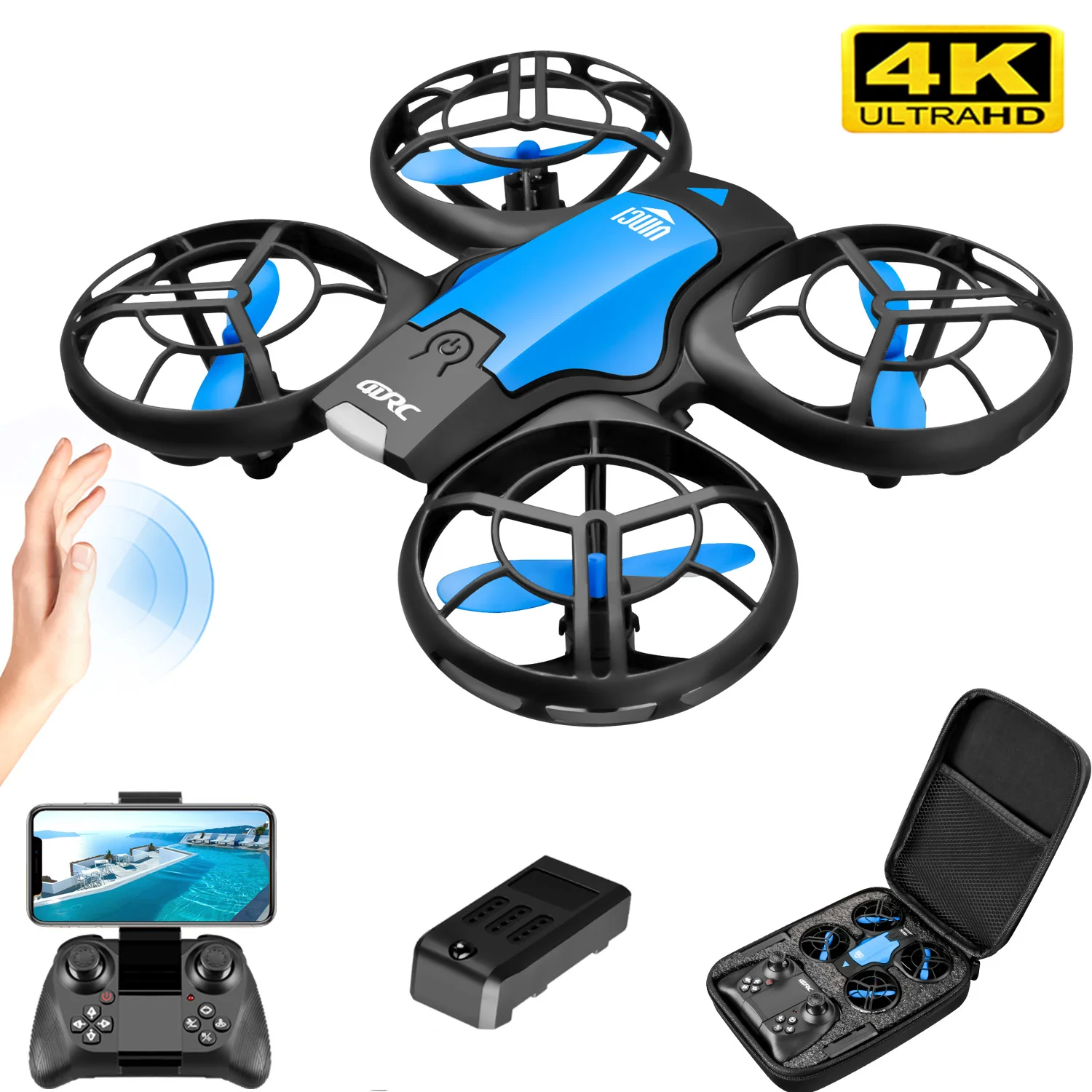Drone App Rc Fpv - Nouveau mini drone V8 4K professionnel