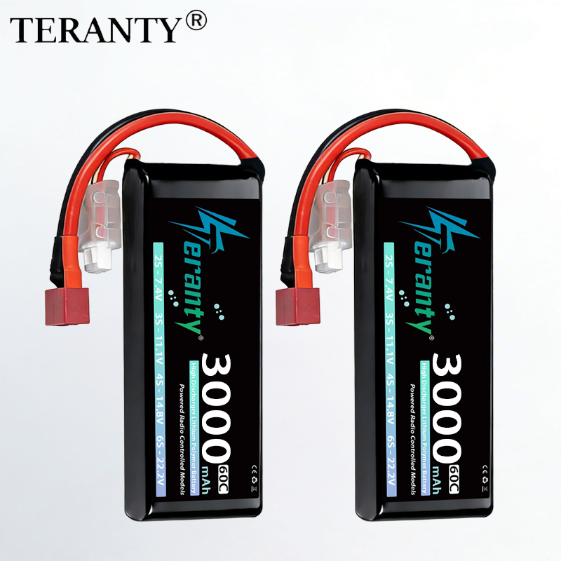 Drone Rc Board - Batterie Lipo TERANTY 2S 3000mAh 7.4V