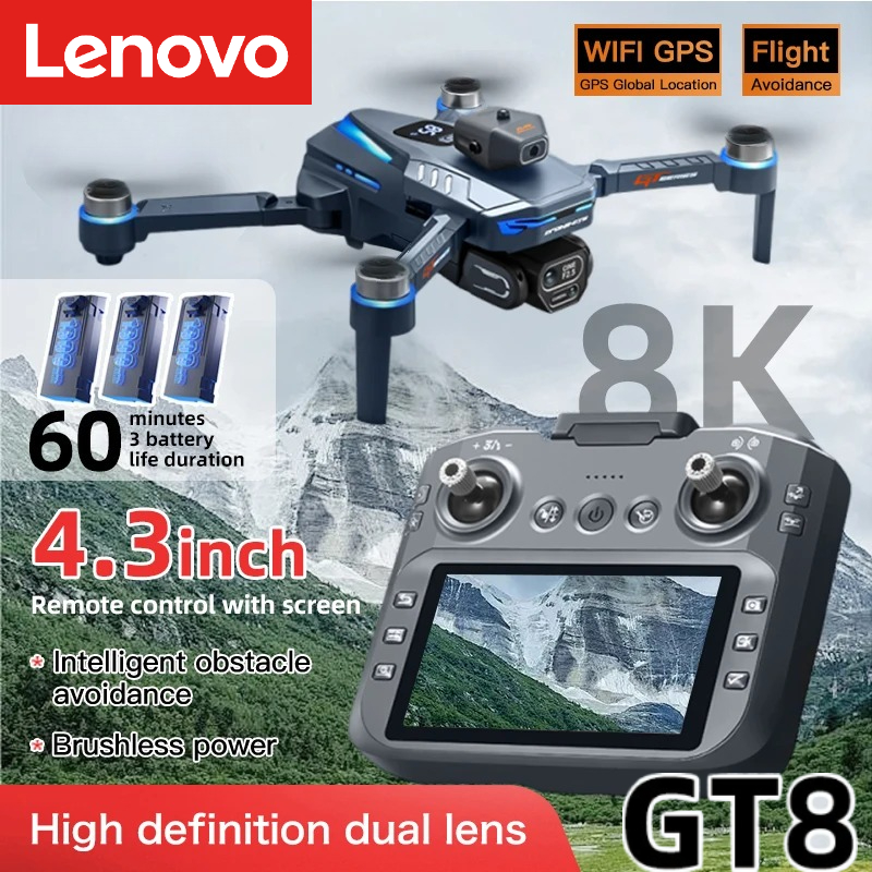Drone E88Pro Rc 4K - Drone Lenovo GT8 8K Professionnel avec