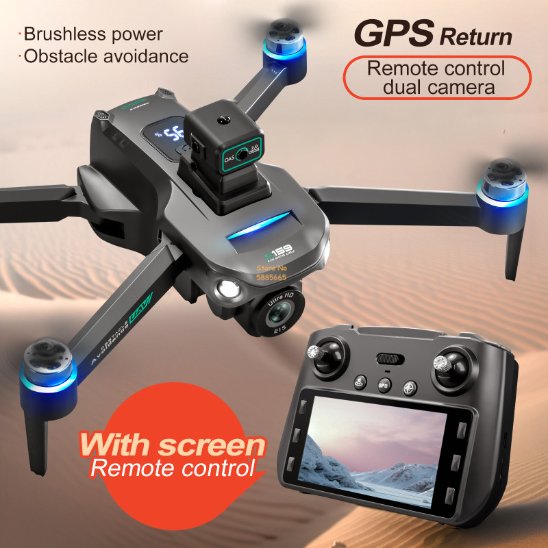 Drone Rc Plegable - 8K double caméra 5G WIFI FPV