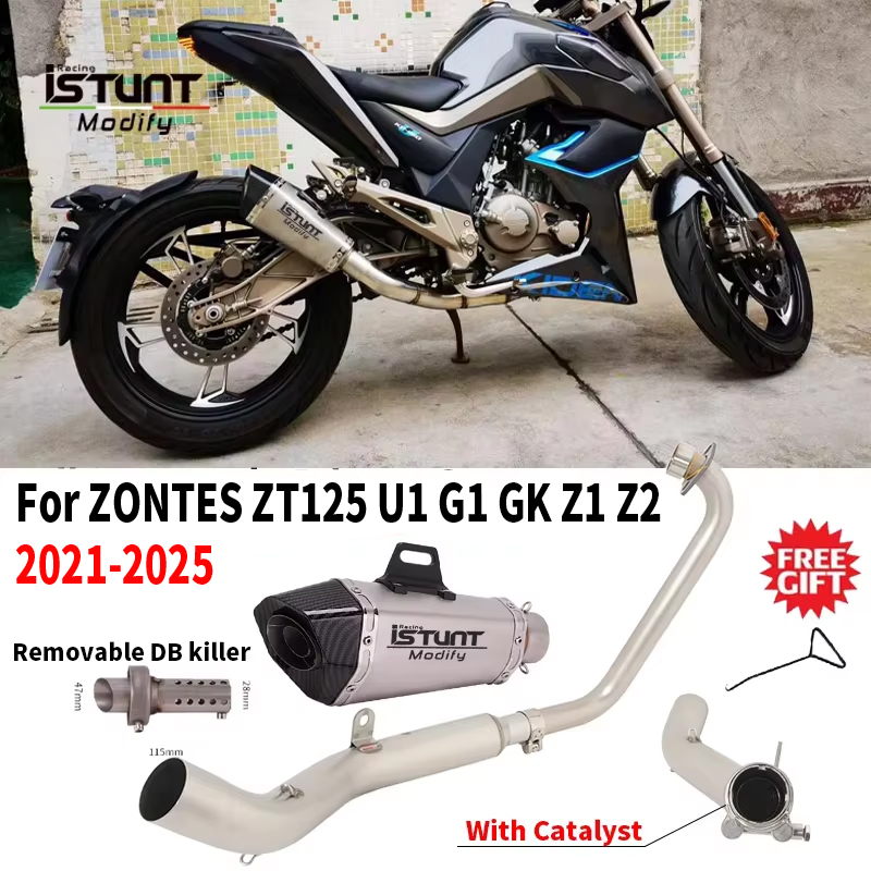 Drone Z1 - Pot d'échappement complet pour moto ZONTES