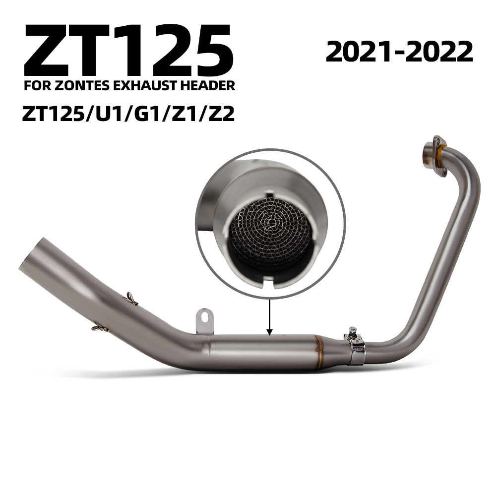 Drone Z1 - Collecteur d'échappement ZT125 pour moto Zontes