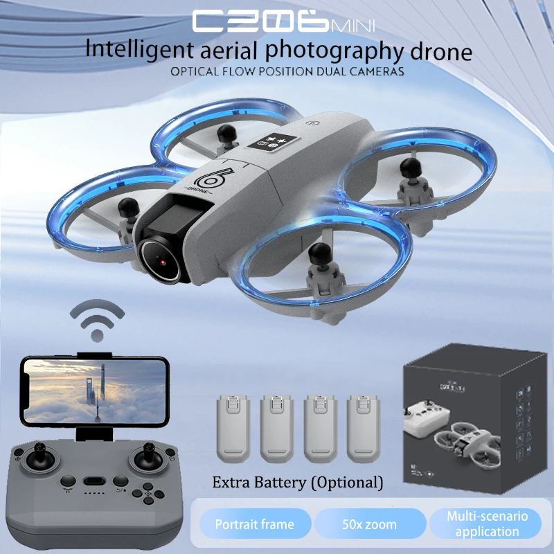 Drone Rc Plegable - CZ06 Mini Drone quadrirotor RC -