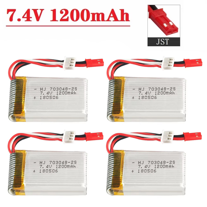 Drone Rc Board - Batterie Lipo 2S 7,4V 1200mAh 703048