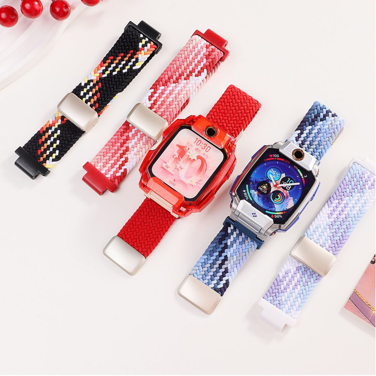 Drone Z1 - Bracelet de montre tressé magnétique pour