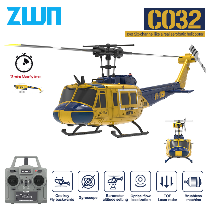 Rc Helicopter Gyro - C032 RC hélicoptère 2.4G 6-Aixs Gyroscope