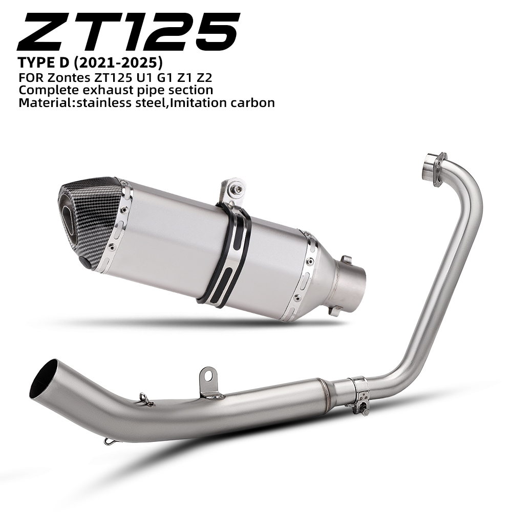 Drone Z1 - Système d'échappement complet pour moto Collecteur