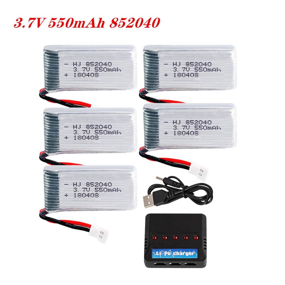 Dron Rc Quadcopter - Batterie Lipo 3,7 V 550 mAh