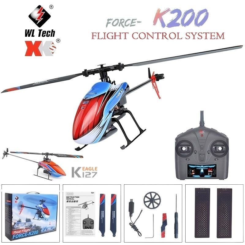 Rc Helicopter Gyro - WLtoys hélicoptères RC K200 K127 2.4Ghz