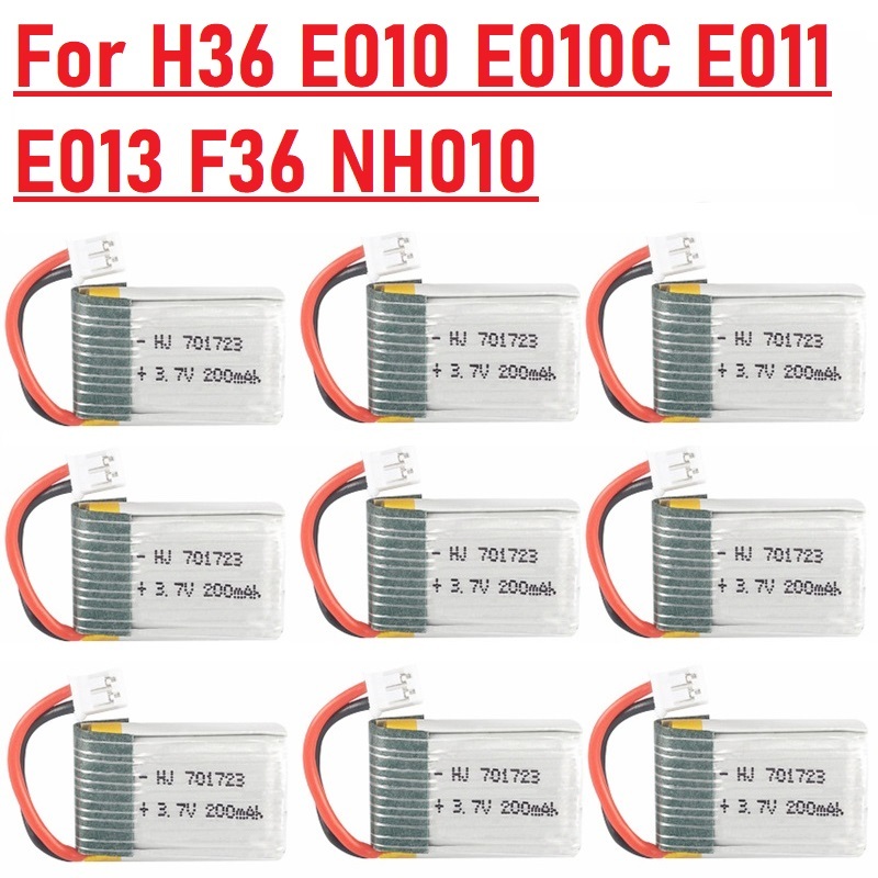 Dron Rc Quadcopter - Batterie LIPO 3.7v 200mah 701723, 1