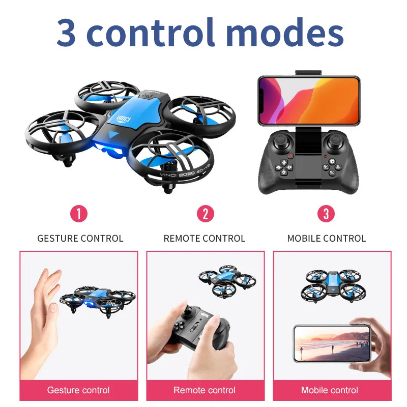 Nouveau mini drone V8 4K profe - Drone App Rc Fpv avis et prix