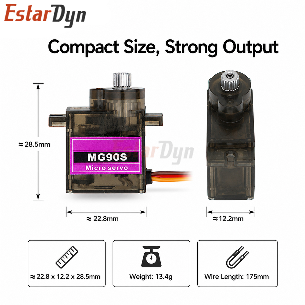 Estardyn MG90S Micro Servo Num - Drone Rc Board avis et prix