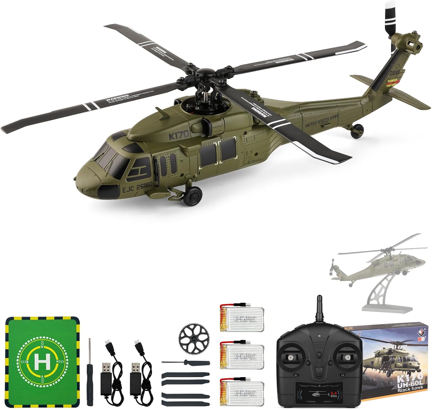 WLtoys K170 hélicoptère RC 4 c - Rc Helicopter Gyro avis et prix