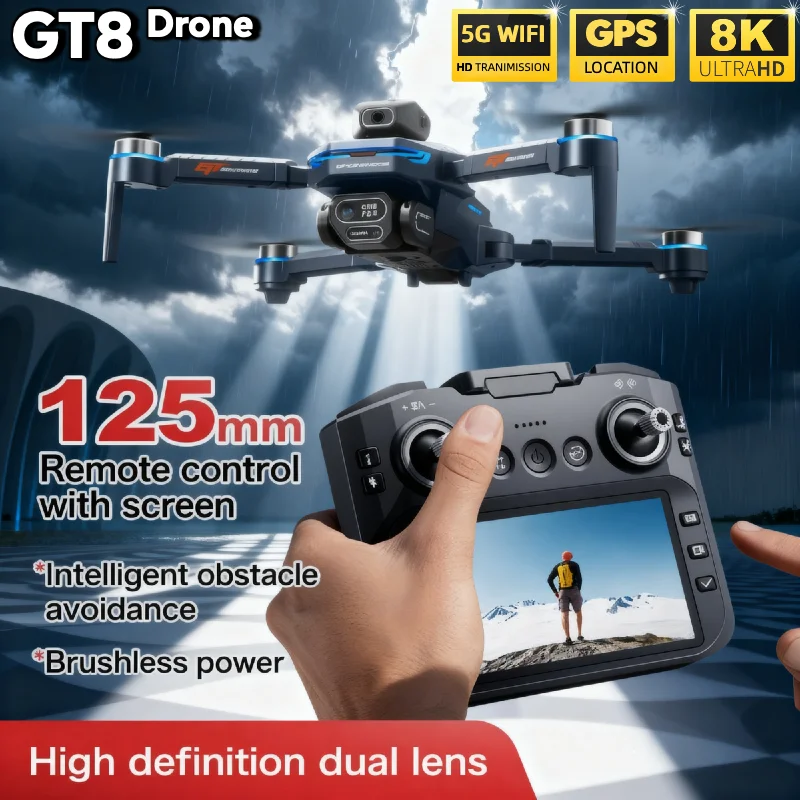 Chaud pour LSRC GT8 Drone 4K p - Drone E88Pro Rc 4K avis et prix