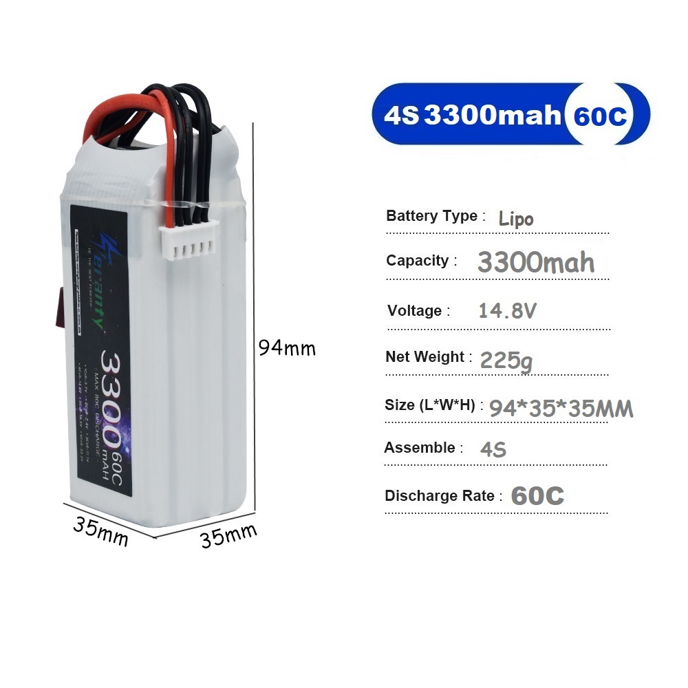 Batterie Rechargeable LiPo 4s  - Nano Quad Fpv avis et prix