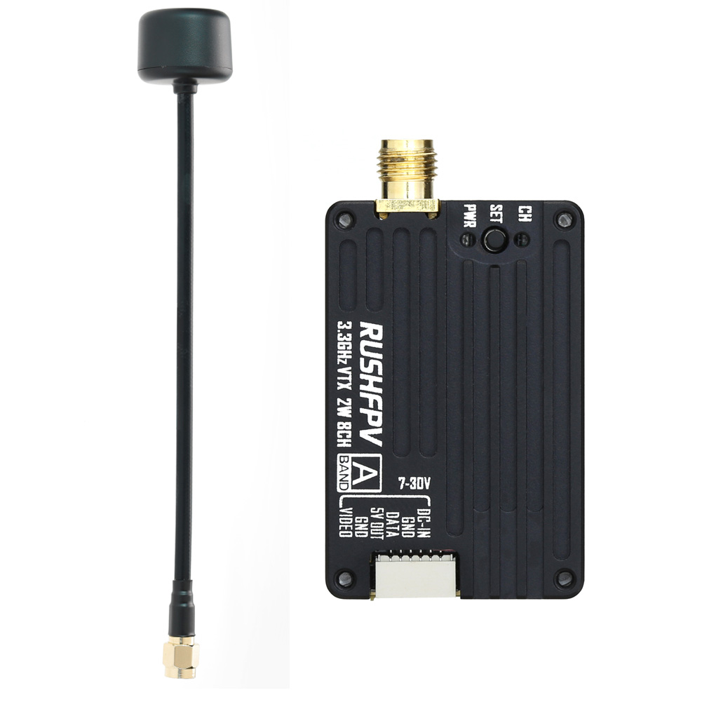 Émetteur VTX RUSHFPV 3.3G 2W,  - Drone Rc2 avis et prix