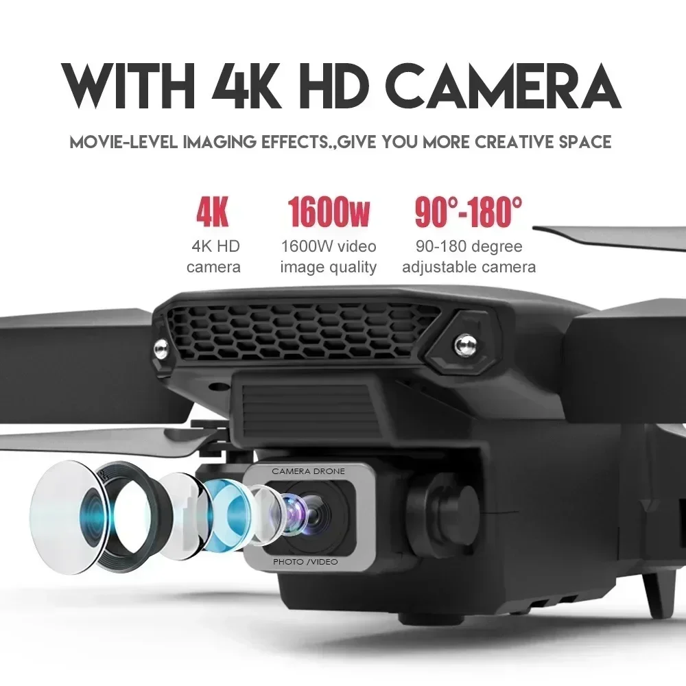 Drone E88 Pro WIFI FPV Grand A - Drone E88Pro Rc 4K avis et prix