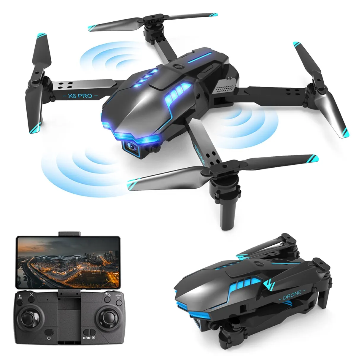 KBDFA X6 PRO Drone avec caméra - Drone E88Pro Rc 4K avis et prix