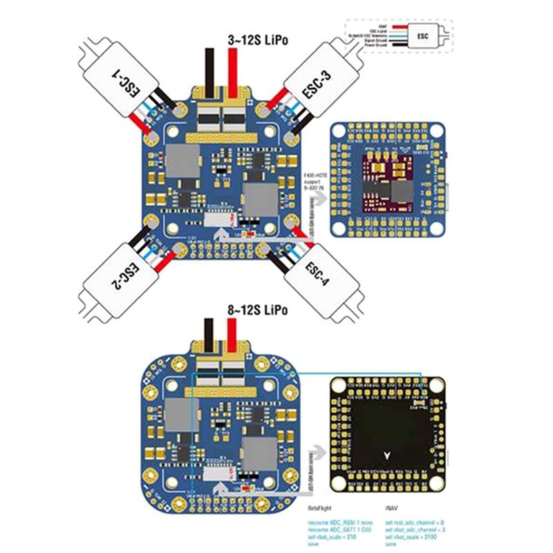 Carte PDB FCHUB-12S V2 Y45A po - Drone Rc Board avis et prix