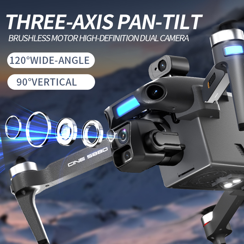 Nouveau drone 8K à double camé - Drone Rc Team City avis et prix