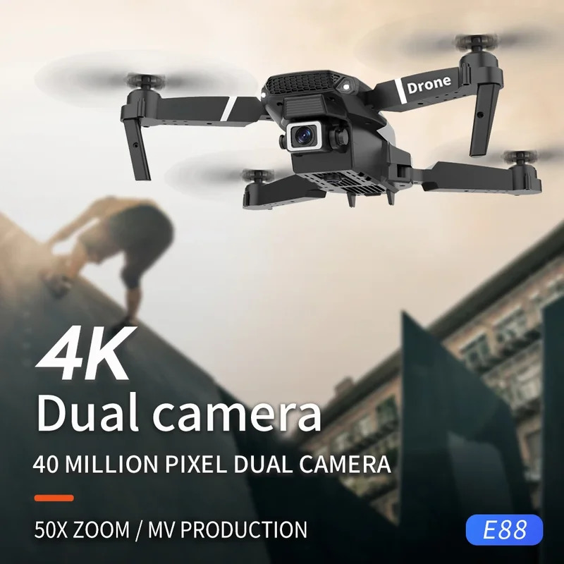 Le Drone pliant intelligent E8 - Rc Drone E88 avis et prix