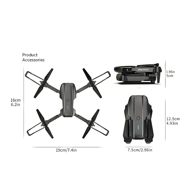 Drone RC pliable FACEGLE UAV E - Drone Rc Plegable avis et prix