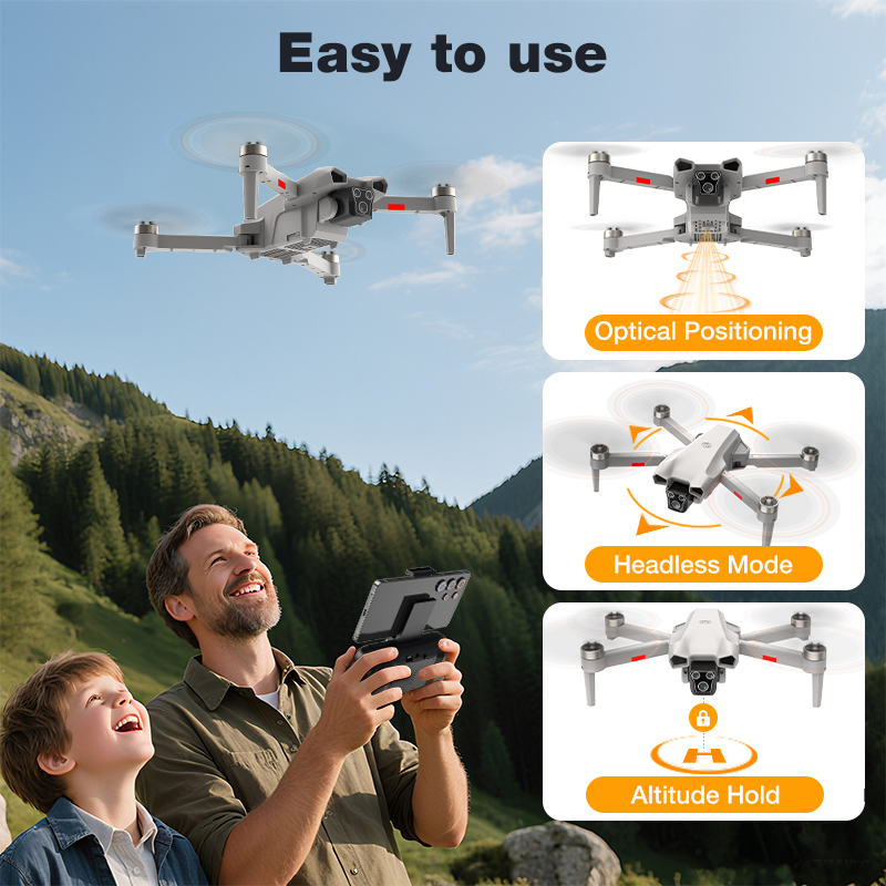 NOUVEAU Drone L017 Pro Brushle - Drone Rc Plegable avis et prix