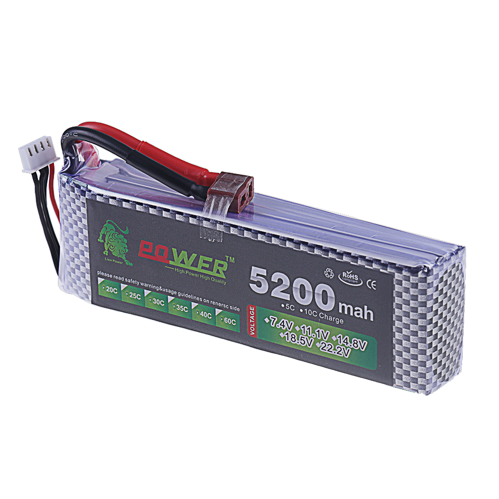 Batterie LiPo 3S 11.1V 5200mAh - Dron Rc Quadcopter avis et prix