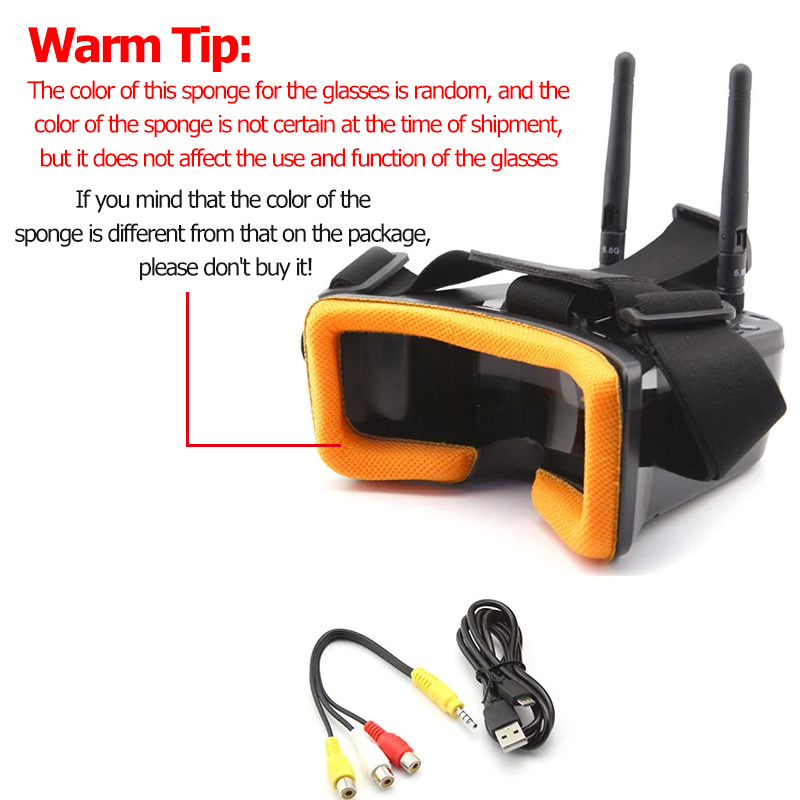 VR009 lunettes vidéo FPV 3 pou - Nano Quad Fpv avis et prix